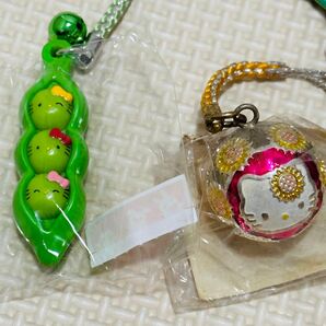 【レア】ご当地キティ 仙台限定 ずんだもちキティ はろうきてぃ 根付け 鈴