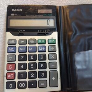 CASIO NS-20LT 電卓 電子計算機 カバー付き