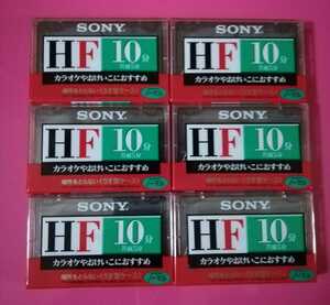 即決！ 新品未開封★SONY ソニー HF 10分 カセットテープ 6本　