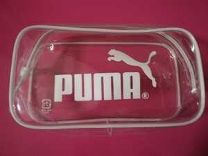 即決！PUMA クリア ポーチ スケルトン トラベルポーチ　size：約11.5×21×6cm プーマ