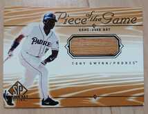 ★メモラ TONY GWYNN UPPER DECK SP GAME BAT EDITION 2000 PIECE OF THE GAME #TGW MLB トニー グウィン 首位打者 HOF PADRES パドレス_画像1