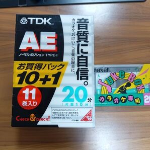 TDK AE 20分 ノーマルポジション TYPE-I 11巻パック カラオケ用