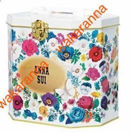  new goods ANNA SUI Anna Sui limited goods vanity box rose white rose can handle attaching make-up cosme box white box rose pattern not for sale Novelty 