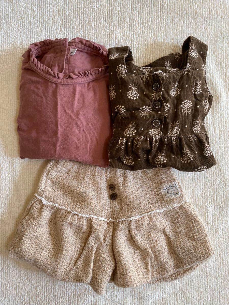 西松屋　バースデイ　conoco コノコ　90サイズ まとめ売り　ワンピース　ジャンパースカート　ジャンスカ　ショートパンツ