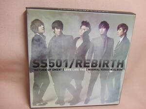 CD★送料100円★SS501/REBIRTH　RETURN OF MEN（LOVE LIKE THIS）　NORMAL VERSION ALBUM　8枚同梱OK