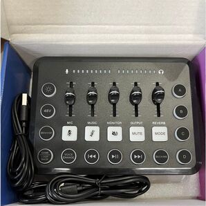 ゲーミングオーディオミキサー オーディオインターフェース ボイスチェンジャー オーディオミキサー