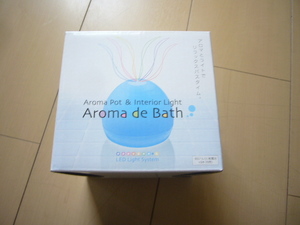 ★アロマ・デ・バス ＡＤＢ－113 癒しの アロマポット バス ライト お風呂でリラックス LED 7色 新品未使用