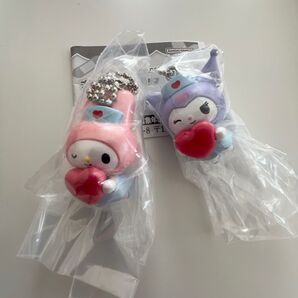 【割引クーポン利用可】サンリオキャラクターズ マイメロディ クロミ ナーススイングマスコット 2個セット