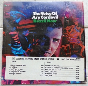 LP ARY CORDOVIL THE VOICE OF ARY CORDOVIL BRAZIL NOW ES 1919 米盤 シュリンク