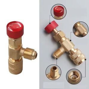 【新品】チャージバルブ コントロールバルブ ルームエアコン エアコン ガスチャージバルブ1 冷媒 室外機 1個
