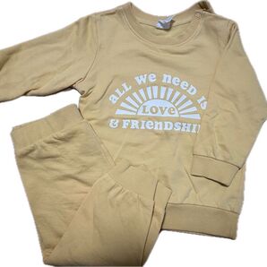 H&M 上下 セットアップ 裏起毛 ルームウェア エイチアンドエム