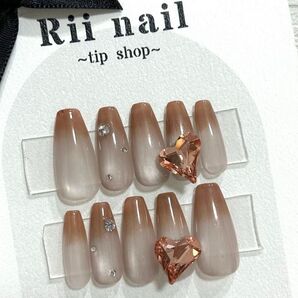 ネイルチップ /オーダーネイルチップ/グラデーション ネイルアート ちゅるんネイル