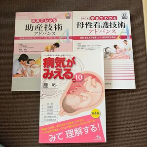 病気がみえる 写真でわかる助産技術 母性看護技術 産科 3冊セット
