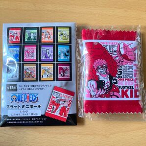 ONE PIECE ワンピース フラットミニポーチ*キッド
