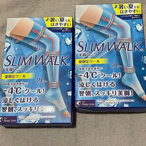 SLIM WALK スリムウォーク 美脚ロング 夏限定クール 2個セット