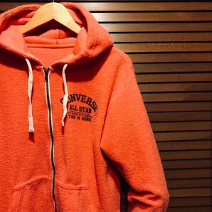 CONVERSE / コンバース パーカー フルジップ フーディー パイル