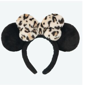 ミニー カチューシャ レオパード ヒョウ柄 ディズニー