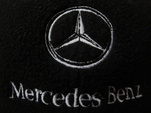 90's Mercedes Benz ベンツ マーク 刺繍 フリース キャップ 黒 ブラック メルセデス ロゴCAPドイツDaimler AG ダイムラー 自動車 企業 帽子_画像8