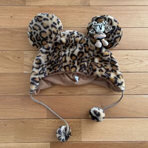 値下げしました!ディズニーヒョウ柄ミニーファンキャップ