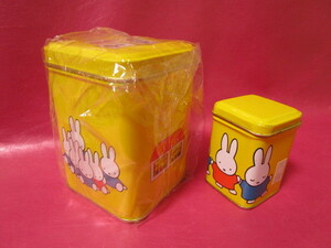  Miffy square can S+M 2 piece set ... Chan Dick bruna rare postage Y300