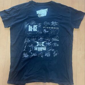 2017年 BREAK OUT 祭 Tシャツ フェス ランページ RAMPAGE ダイス Da-iCE FlowBack サイン