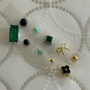 耳ツボジュエリー 10粒 金属アレルギー対応 セラミック粒