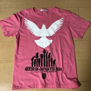 ROCK IN JAPAN Tシャツ　ピンク　Mサイズ