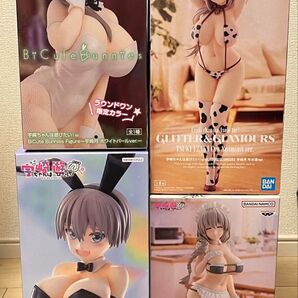 宇崎ちゃんは遊びたい!フィギュア 4個セット BiCute Bunnies GLITTER&GLAMOURS