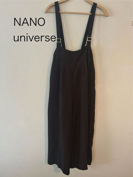 NANO universe ナノユニバース サロペット オールインワン ブラウン