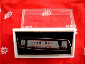 ネクタイピン 電車　CTA/HELWAN　TRAM　1977　KINKI　SHARYO　銘あり　韓国？ ◆　非売品　　　電車　鉄道　新品　JUNK