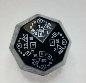 [ rare goods ]#GAMESCIENCE special dice D-Total 24 surface 22 kind D1-100 rhinoceros koro black American made new goods TRPG many surface 0 same day shipping receipt possible postage 510 jpy ~