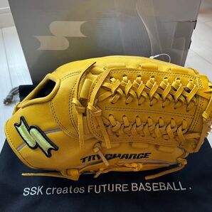SSK Try Change 軟式野球グローブ イエロー 未使用
