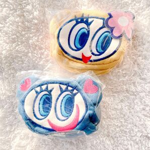 ANGEL BLUE エンジェルブルー デニム風フェイスポーチ 全2種 コンプリート セット