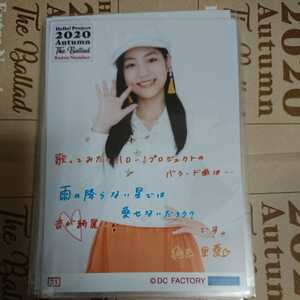 コレクション生写真 松永里愛 Hello!Project 2020 AutumnThe Ballad Extra Number 日本武道館 コレ写 31