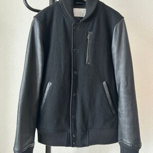 URBAN RESEARCH アーバンリサーチ IDENTITY IDEA 細身 上着 ジャケット 袖羊革 レザー メンズ L 黒