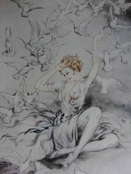 Louis Icard, oiseau vif, Livre d'art rare en édition limitée, Tout neuf avec cadre, Bonne condition, frais de port inclus, y321, peinture, peinture à l'huile, portrait