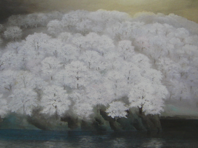 Yuki Sekiguchi, [Niebla de flores], De una rara colección de arte enmarcado., Productos de belleza, Nuevo marco incluido, interior, primavera, Sakura Envío Gratis, yy, Cuadro, Pintura al óleo, Naturaleza, Pintura de paisaje