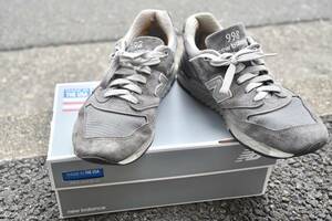 ニューバランス M998CH チャコール charcoal 　２７ｃｍ　D 　NEW BALANCE 　アメリカ製 made in USA　即決