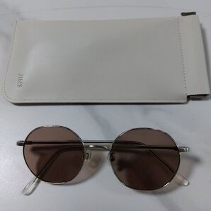 JINS ジンズ サングラス度無し 丸型 ラウンド型 シルバー