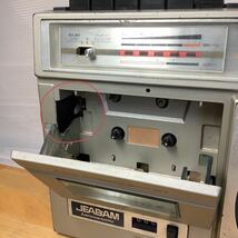 三菱電機　ラジオカセット　JEAGAM jr-301 昭和レトロ家電　ジャンク品_画像3