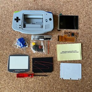 ゲームボーイアドバンス IPS液晶カスタムキット + 換装用シェル