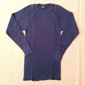 thermal long T large discharge![GREATLAND APPAREL Great Land apparel ] thermal long sleeve T shirt American made navy size M #16