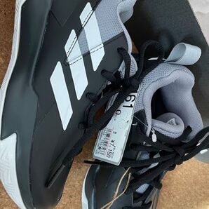 アディダス バッシュ バスケットシューズ 18cm ブラック系 未使用