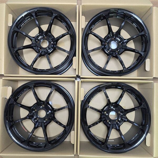 【新品 即納】18インチ 9.5J +21 PCD114.3 RAYS NE24 CLUB SPORT 1台分 4本セット①