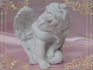 【White Angel】キュートな天使 うたた寝*ホワイトエンゼル &#10084;&#8226;´　愛くるしいエンジェルコレ／アンティーク・姫系☆彡
