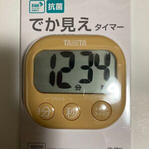 TANITA でか見えタイマー TD-429 マスタードイエロー