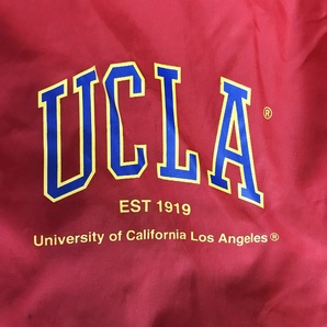 【人気】UCLA アウター ジャケット ウインドブレーカー カリフォルニア大学 ロサンゼルス校 レッド サイズM/S1009の画像4