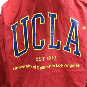 【人気】UCLA アウター ジャケット ウインドブレーカー カリフォルニア大学 ロサンゼルス校 レッド サイズM/S1009の画像5