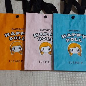 イルメール☆ハッピードール☆ショッパー☆3枚セット