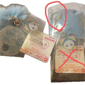 ふあふあ CANバッジホルダー ぷちきゅあ ブルー系新品未使用品ですがアミューズメント景品で右丸のチェーンが左はないです。